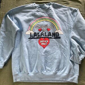 Dressed in Lala Somebody in Lalaland Loves Me Oversized Pullover S/M